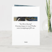 海馬の飼育 – 馬グリーティングカード カード (裏面)