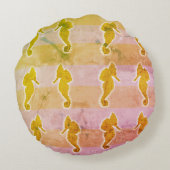 海馬サマーパターンラウンドクッション ラウンドクッション (裏面)