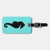 海馬シルエット ラゲッジタグ (正面横)