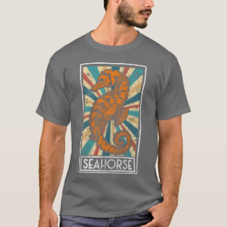 海馬スイミングバッジアクアリウムの友人 Tシャツ