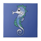 海馬セラミックタイル タイル (正面)