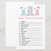 海馬ベビー単語スクランブルゲーム (正面/裏面)