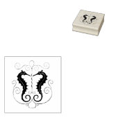 海馬ペア ラバースタンプ (押印)