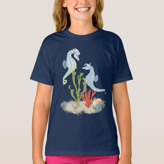 海馬ペア Tシャツ (正面)