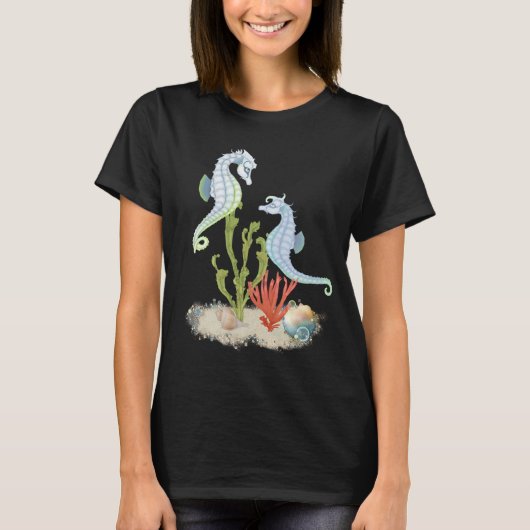 海馬ペア Tシャツ (正面)