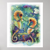 海馬ポスター ポスター (正面)