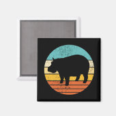 海馬レトロサン マグネット (正面/裏面)