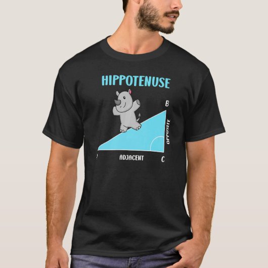海馬数学先生数学者 Tシャツ (正面)