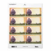 海馬文房具 ラベル (フルシート)