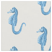 海馬航海の沿岸ビーチ海海青 ファブリック (クローズアップ)