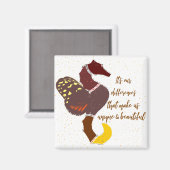 海馬蝶の引用 マグネット (正面/裏面)