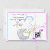 海馬(スカル) 招待状 (裏面)