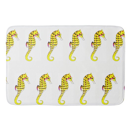 海馬 バスマット (正面)