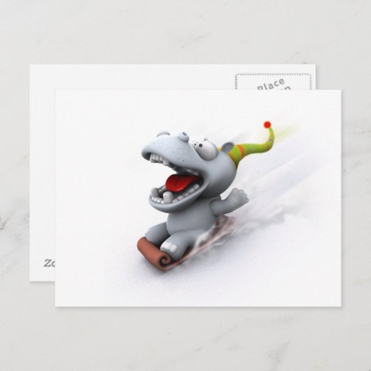 海馬 ポストカード (正面/裏面)