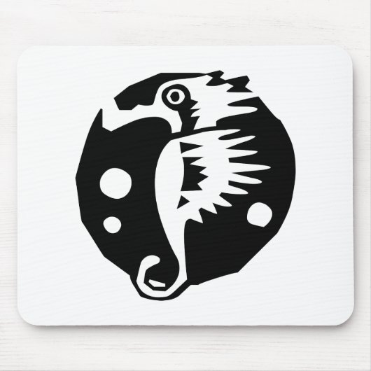 海馬 マウスパッド (正面)