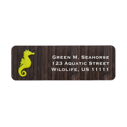 海馬 ラベル (正面)