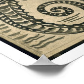 海馬(紙付き) ポスター (角)