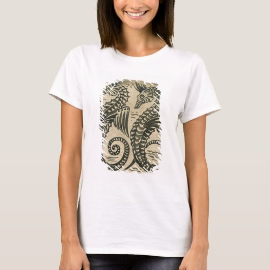海馬(紙付き) Tシャツ (正面)