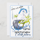 海馬（頭蓋骨） 招待状 (正面)