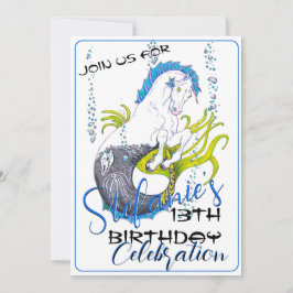 海馬（頭蓋骨） 招待状