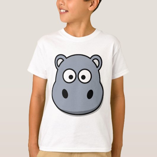 海馬,頭,漫画の画像 Tシャツ (正面)