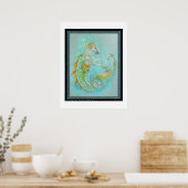 海馬（馬の竜） ポスター (キッチン)