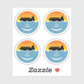 海騒音公害4パック シール (シート)