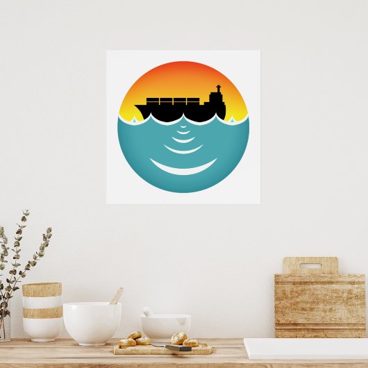 海騒音公害 ポスター (キッチン)