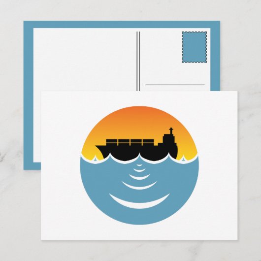 海騒音公害 ポストカード (正面/裏面)