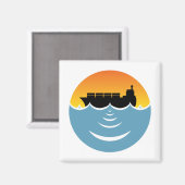 海騒音公害 マグネット (正面/裏面)