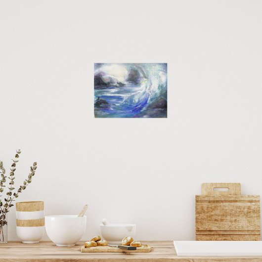 海高波ポスター ポスター (キッチン)