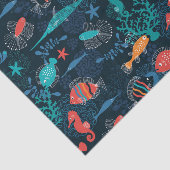 海魚の下 薄葉紙 (詳細)