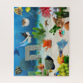 海魚マーメイドアリエル水中海生活 ジグソーパズル (縦)