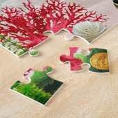 海魚マーメイドアリエル、水中の海生活 ジグソーパズル (側面)