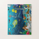 海魚写真マーメイドアリエル水中シーライフ ジグソーパズル (縦)