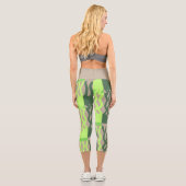 海魚抽象芸術 カプリレギンス (裏面)