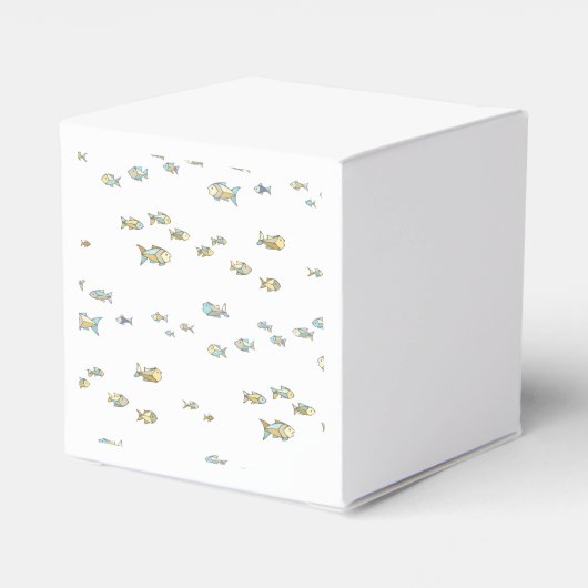 海魚航海のの赤ちゃんシャワーの下で フェイバーボックス (裏面サイド)