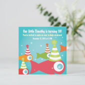 海魚誕生会の招待で 招待状 (スタンド正面)