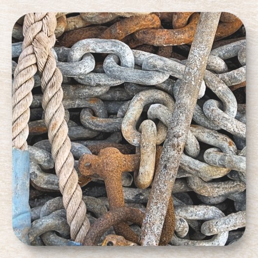 海魚釣りチェーン及びロープ コースター (正面)