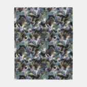 海魚 フリースブランケット (正面)