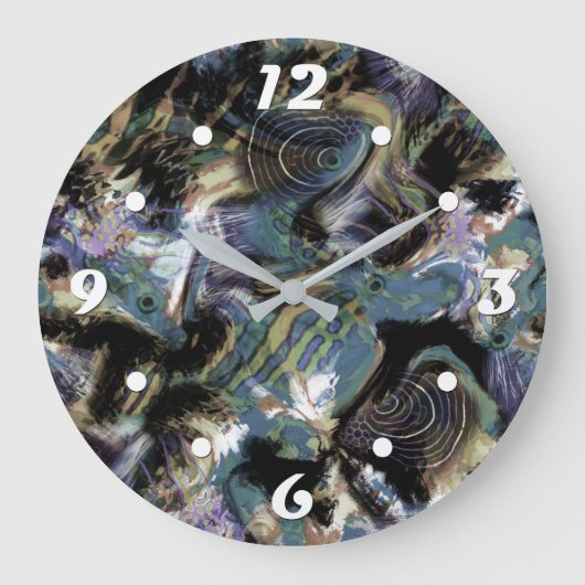 海魚 ラージ壁時計 (正面)