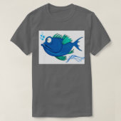 海魚 Tシャツ (デザイン正面)