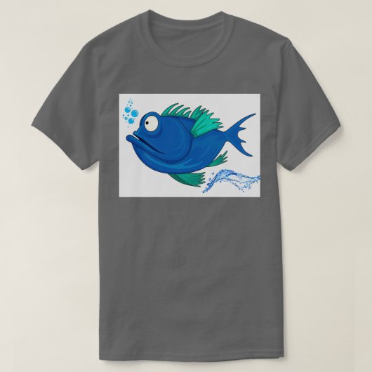 海魚 Tシャツ (デザイン正面)