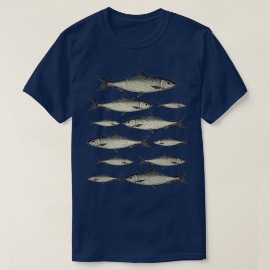 海魚 Tシャツ (デザイン正面)