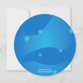 海鮮やかのベビーシャワー招待状 招待状 (裏面)