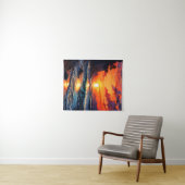 海鮮やかサンセット – コースタルアート タペストリー (インサイチュ(横))