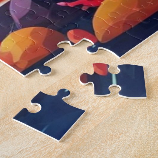 海鮮やか下の世界 ジグソーパズル (側面)