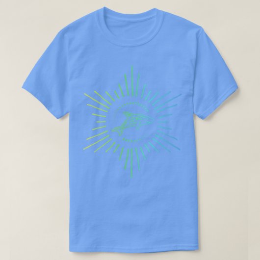 海鮮やか動物 Tシャツ (デザイン正面)