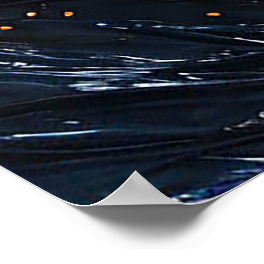 海鮮やか波 ポスター (角)