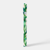 海鮮やか海草植物 iPhone 15ケース (左側面)